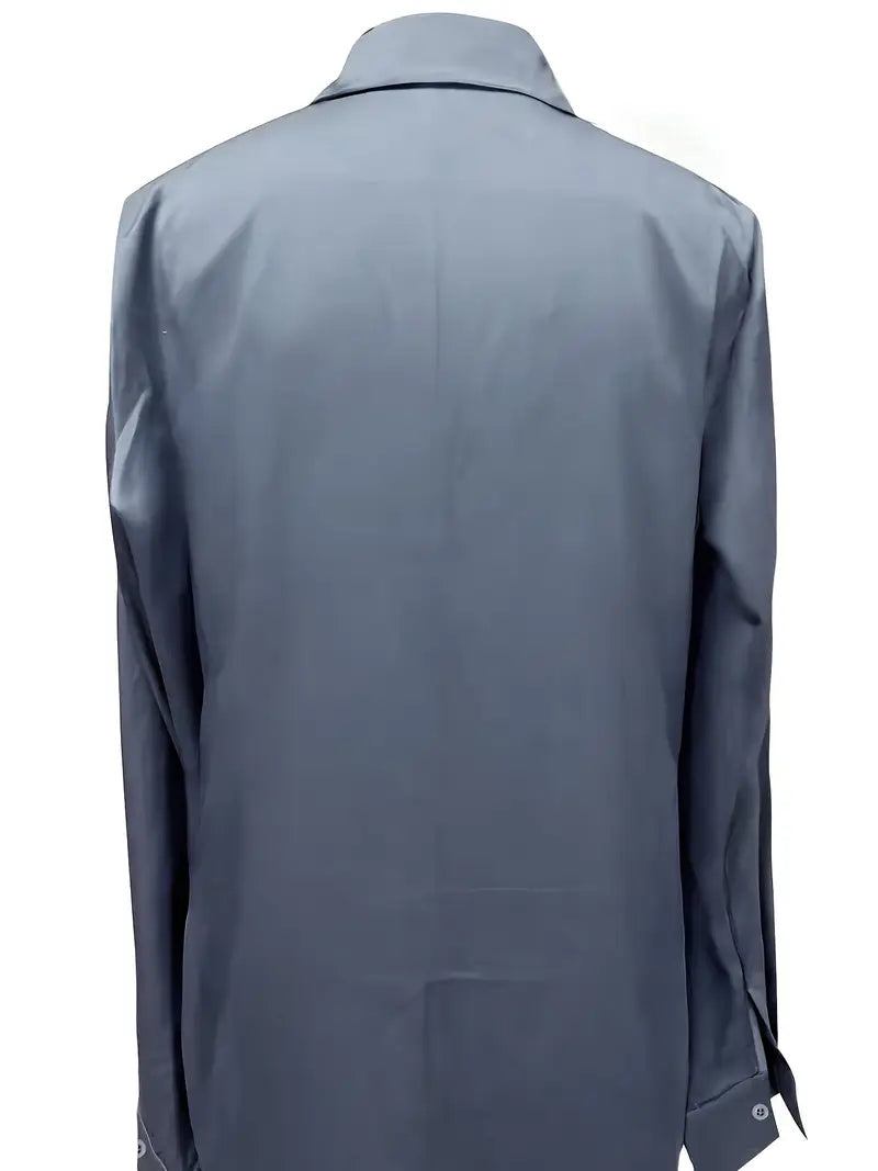 Luciana – camicetta elegante in raso lucido