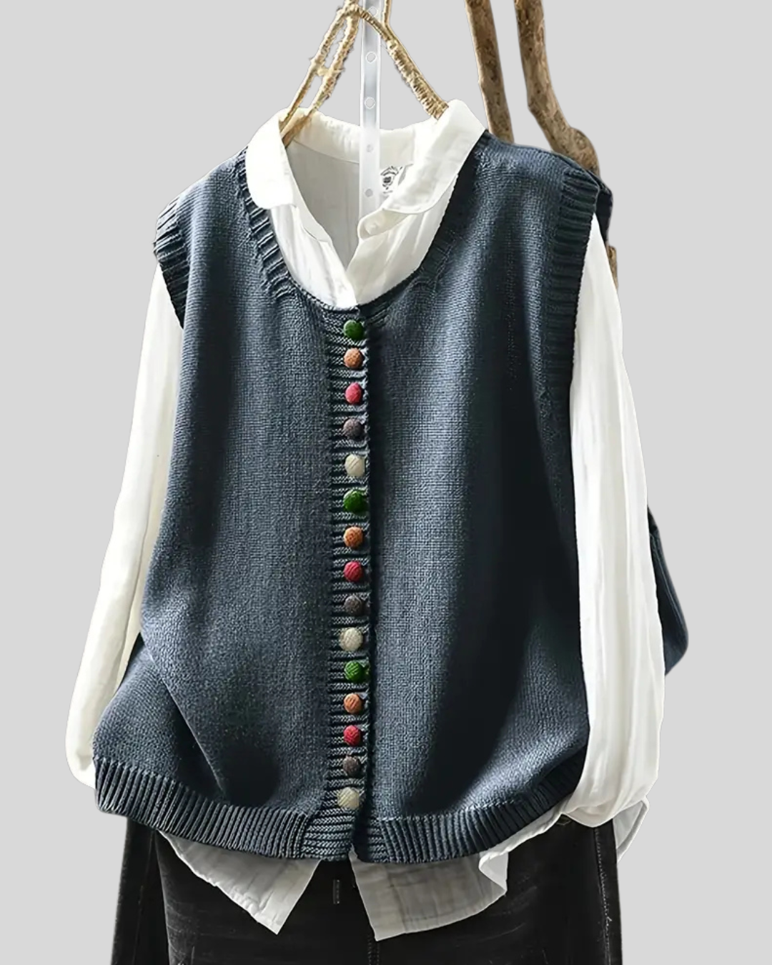 Birgitta – Gilet senza maniche in maglia