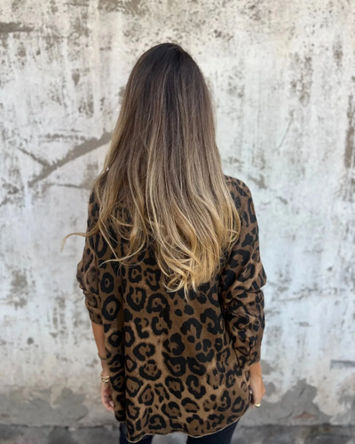 Serana – Camicia con stampa leopardata
