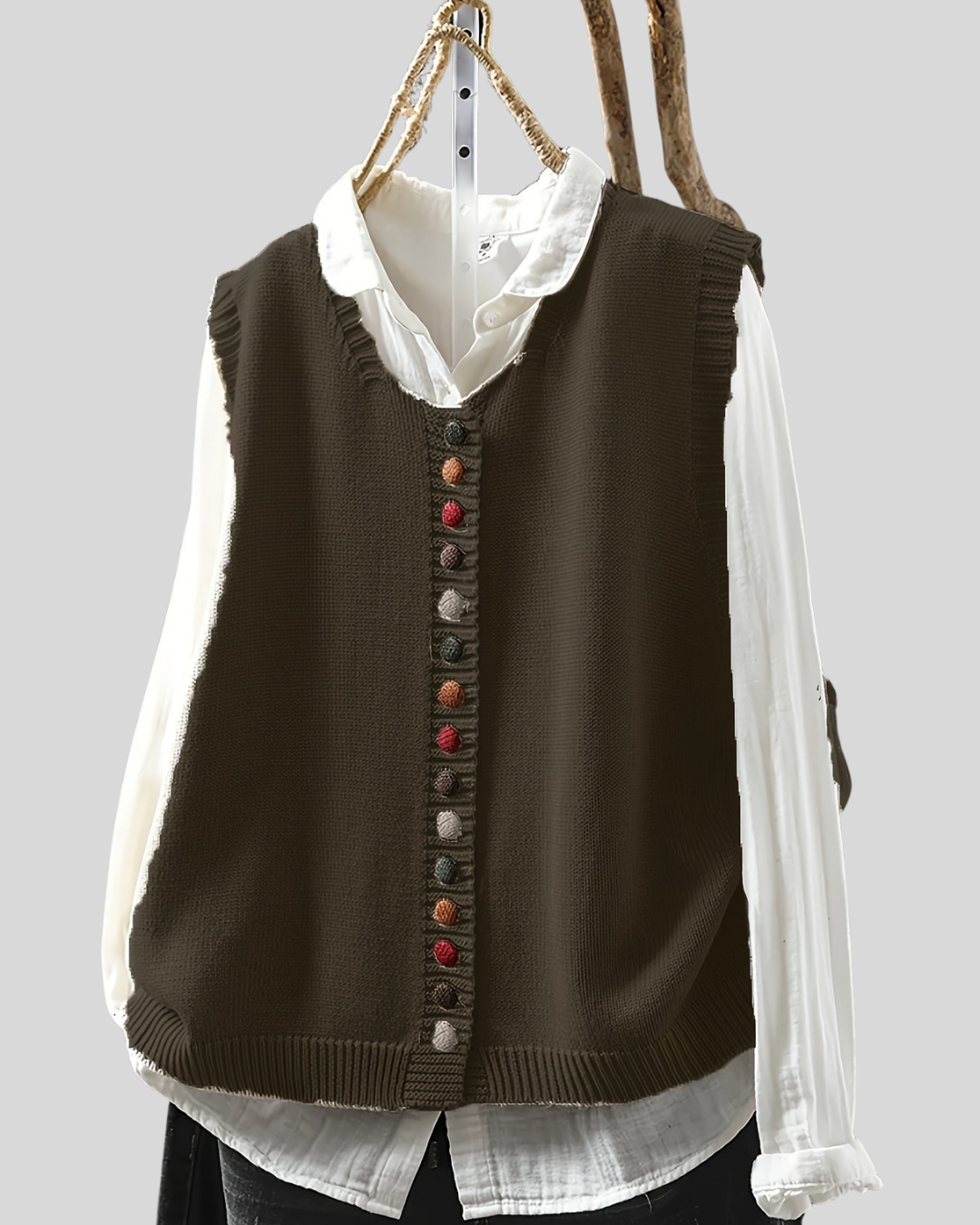 Birgitta – Gilet senza maniche in maglia