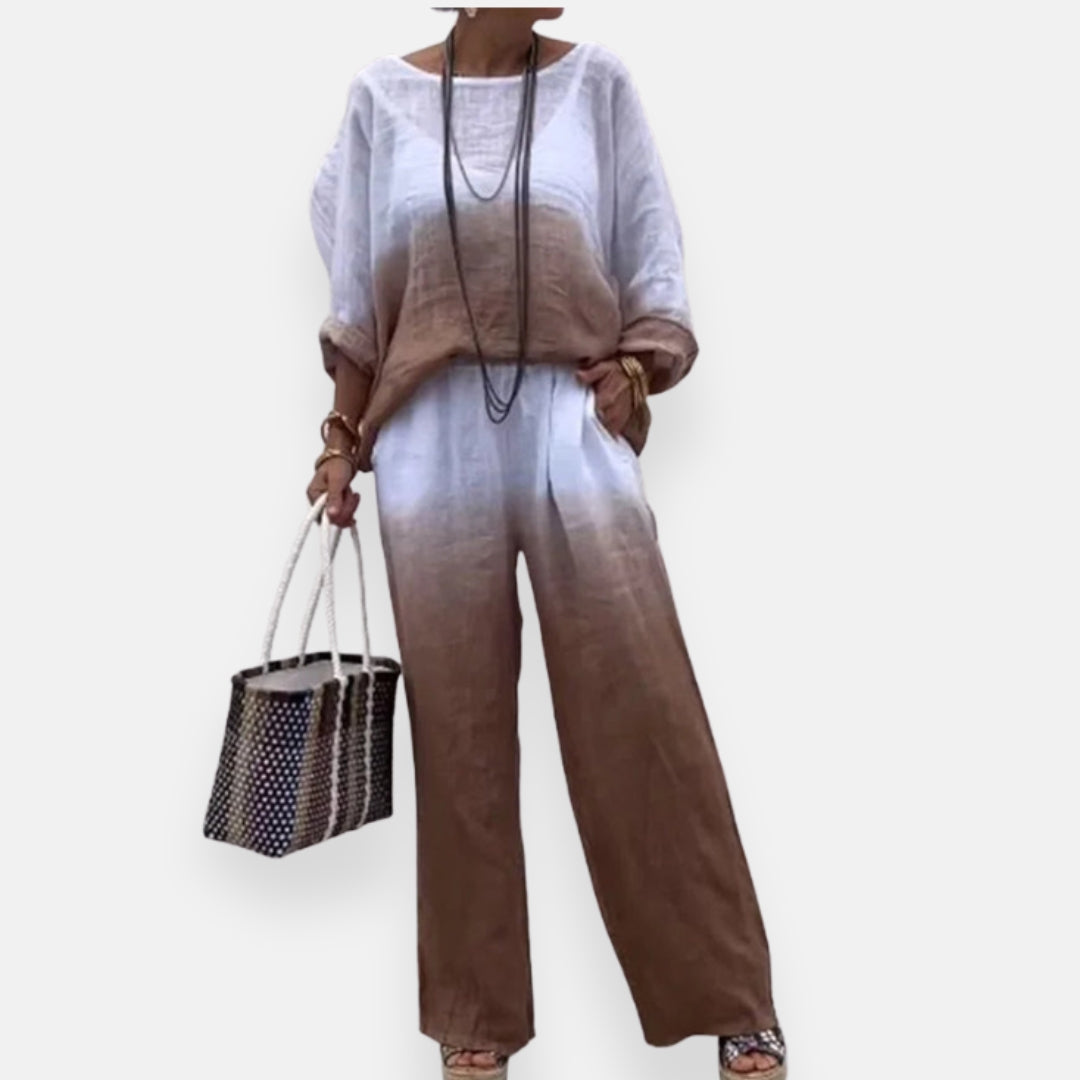 Dora – Completo dégradé fluido e leggero