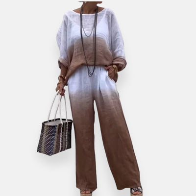 Dora – Completo dégradé fluido e leggero