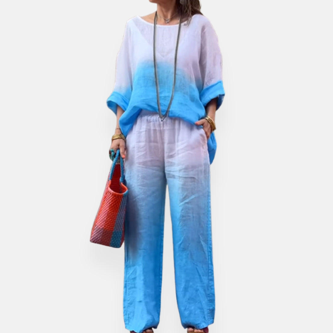 Dora – Completo dégradé fluido e leggero