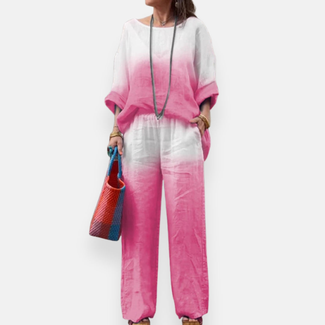 Dora – Completo dégradé fluido e leggero