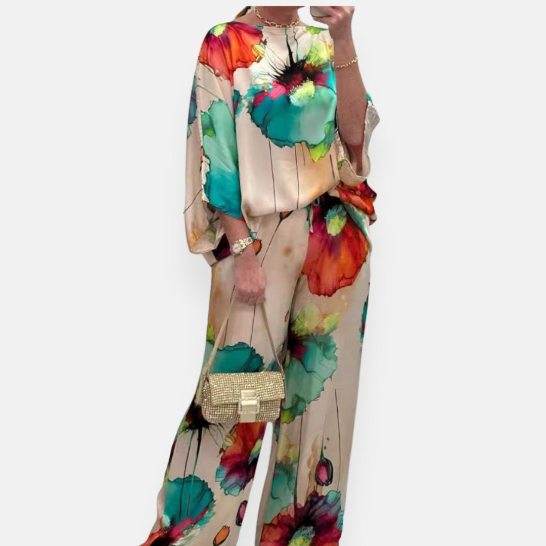 Veronica – Completo floreale chic 3