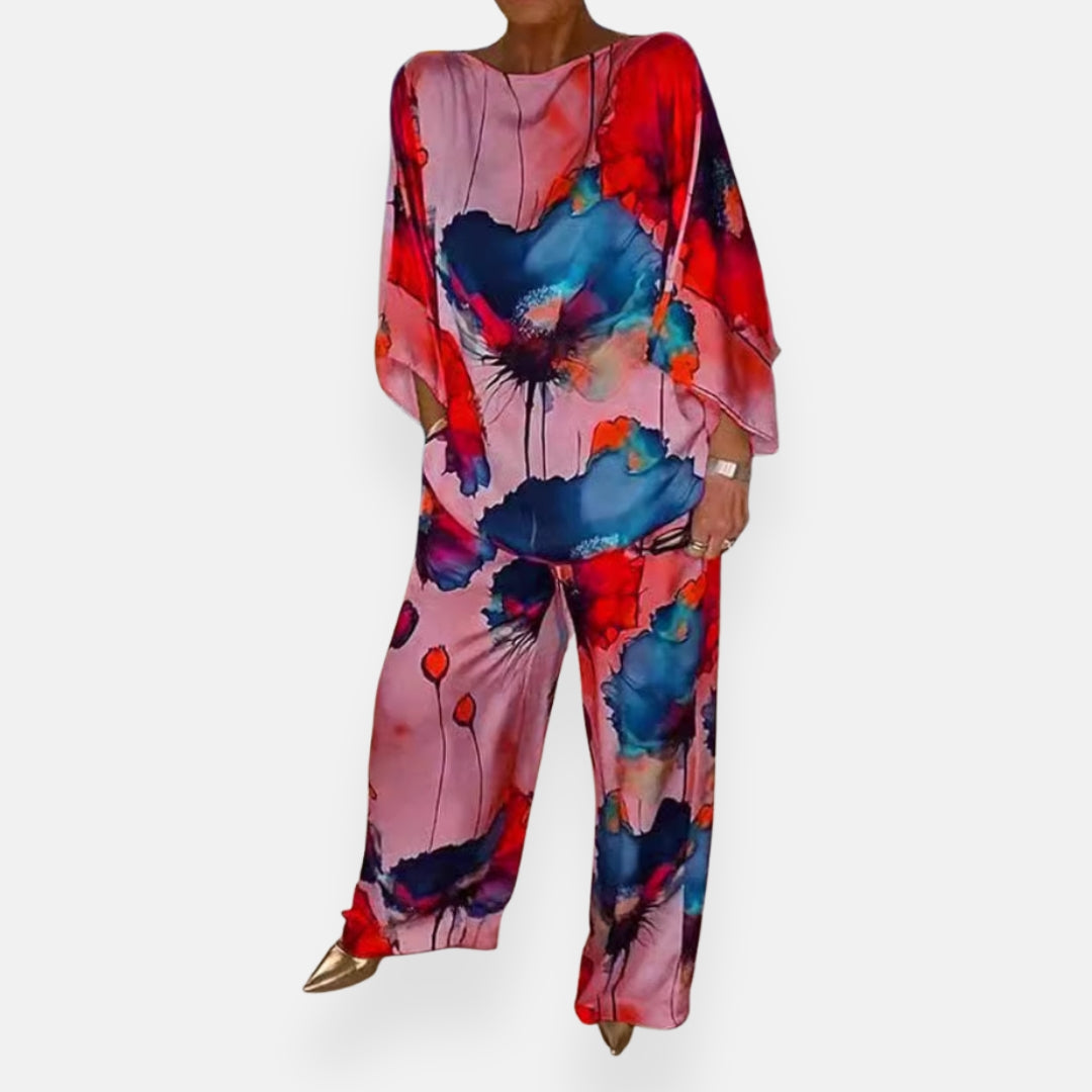 Veronica – Completo floreale chic 2