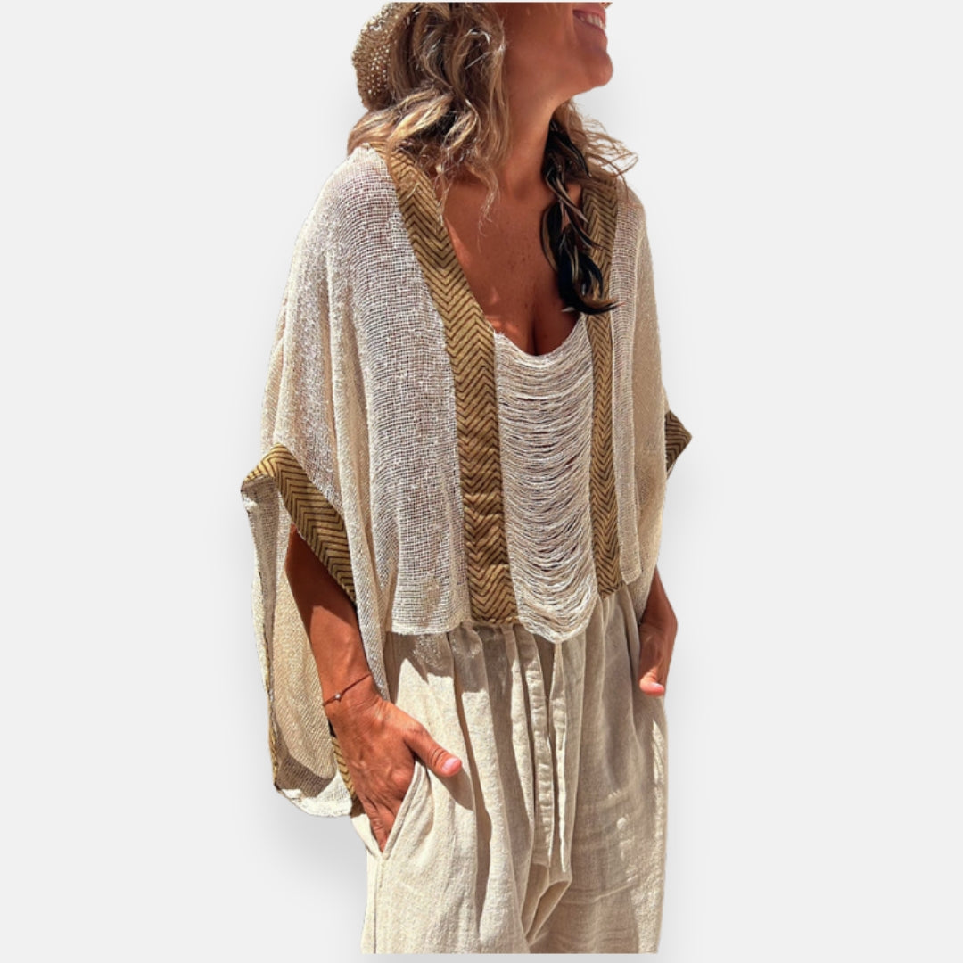 Rachele – Top ampio in maglia leggera