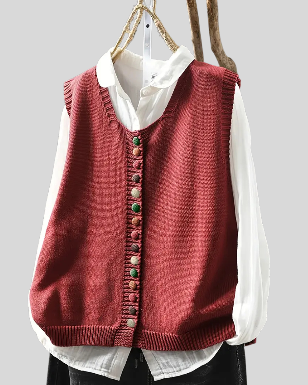 Birgitta – Gilet senza maniche in maglia