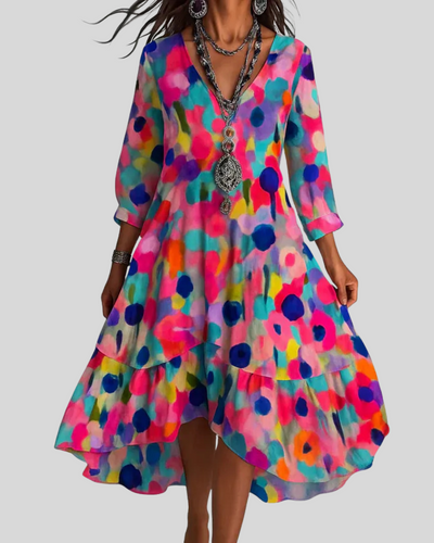 Allegra – Abito Maxi Floreale Boho Leggero