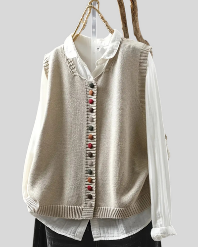 Birgitta – Gilet senza maniche in maglia