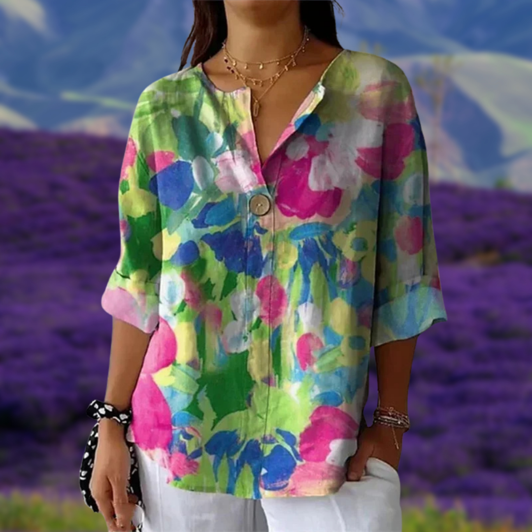 Martina – Blusa in lino dallo stile coastal 4