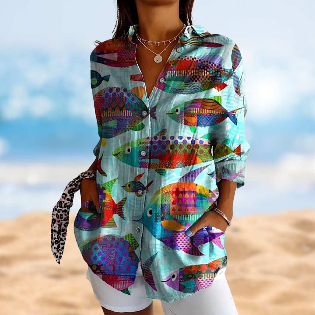 Martina – Blusa in lino dallo stile coastal 8