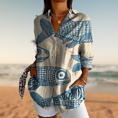 Martina – Blusa in lino dallo stile coastal 8