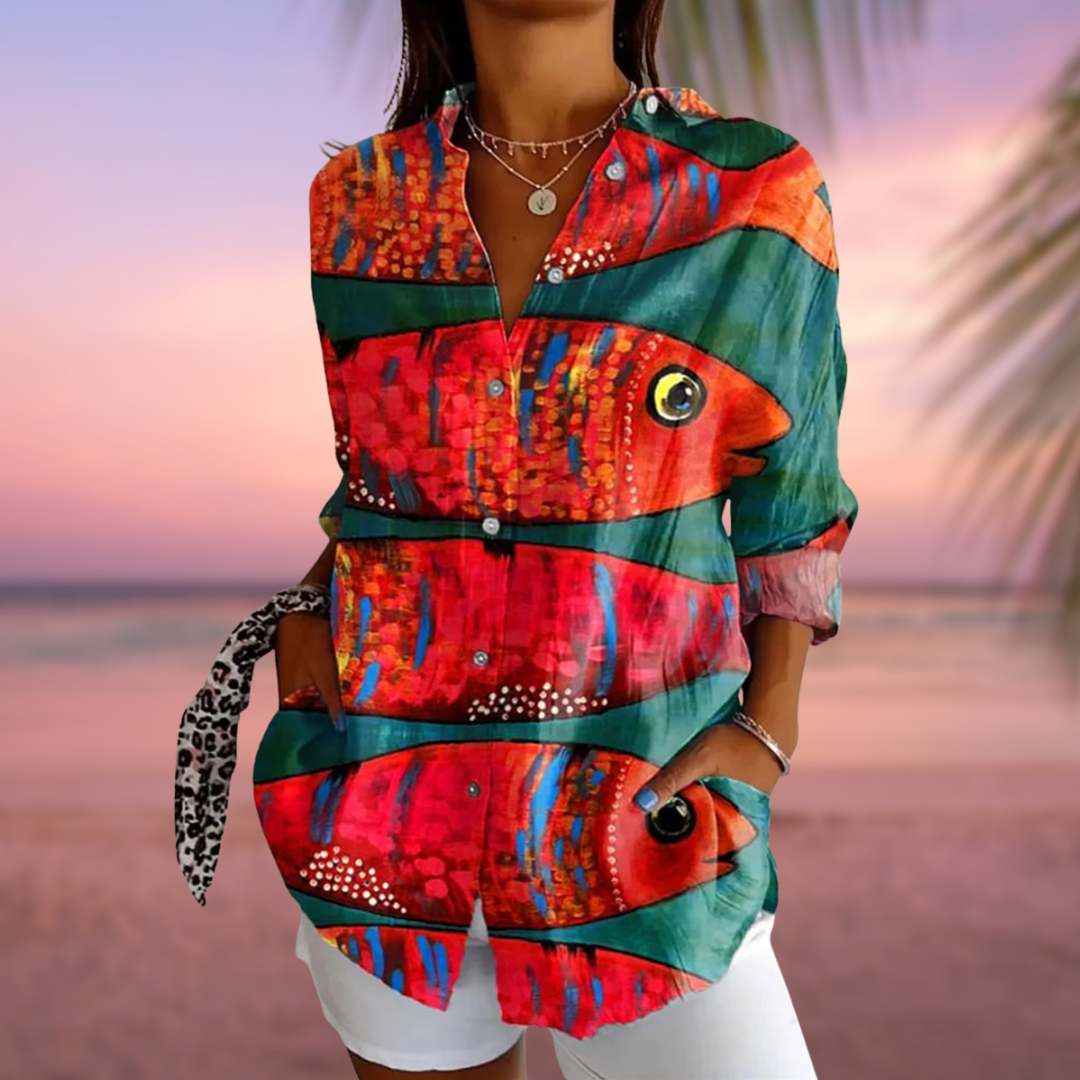 Martina – Blusa in lino dallo stile coastal 8