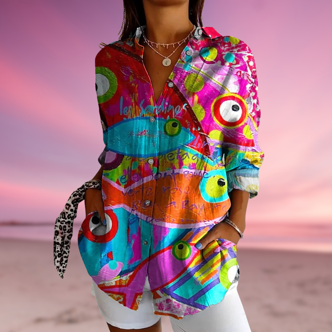 Martina – Blusa in lino dallo stile coastal 8