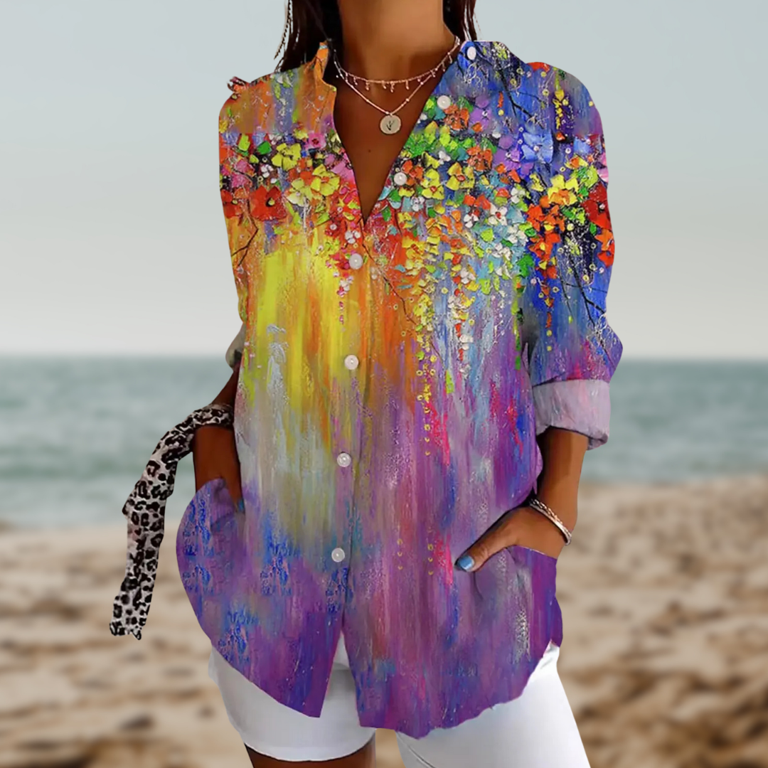 Martina – Blusa in lino dallo stile coastal 3