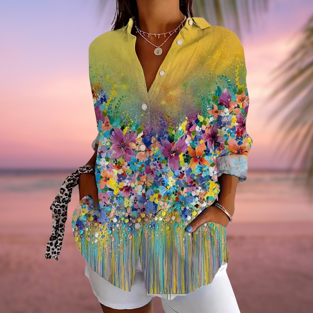Martina – Blusa in lino dallo stile coastal 3