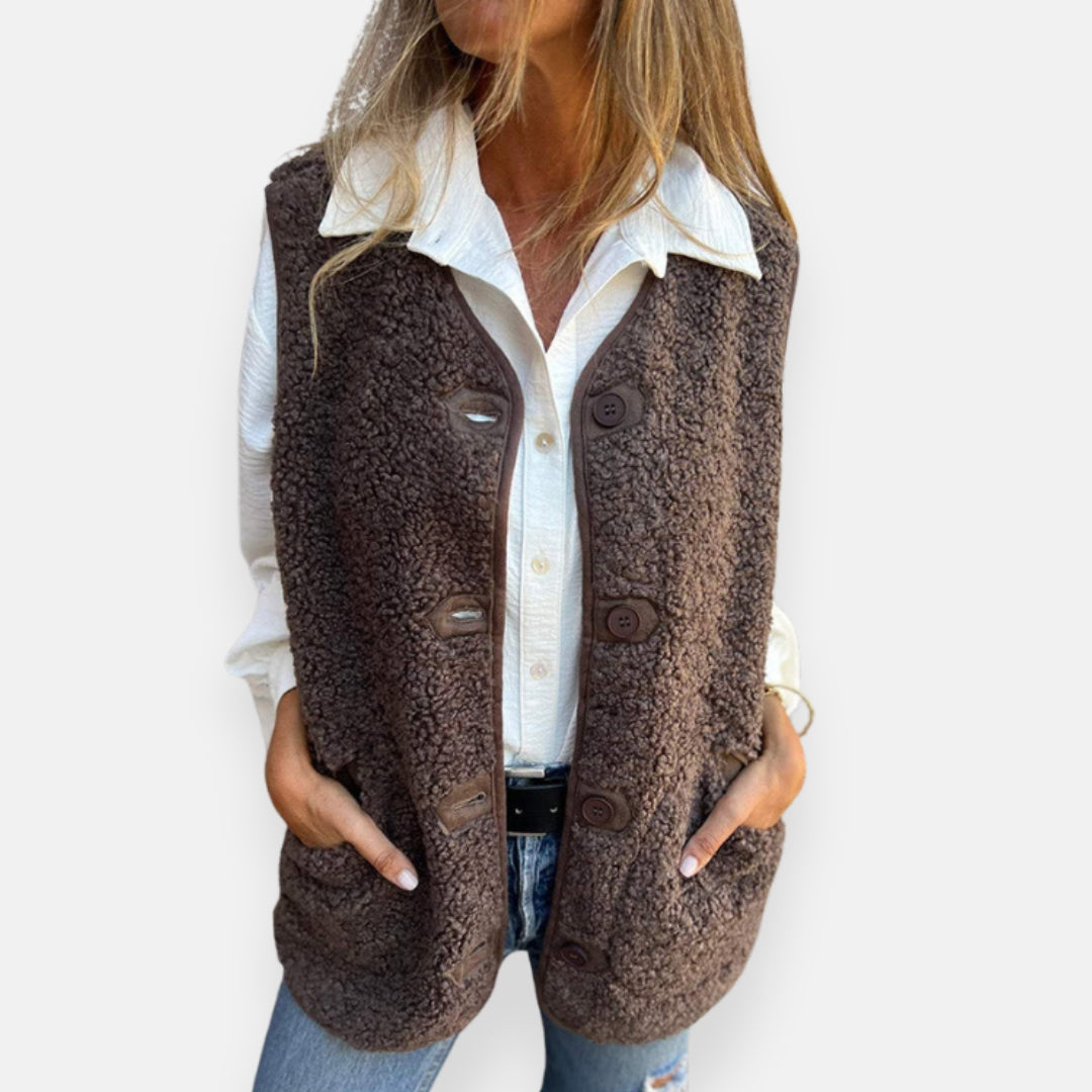 Romina – Gilet senza maniche morbido e versatile