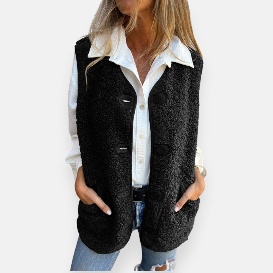 Romina – Gilet senza maniche morbido e versatile