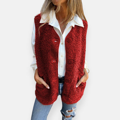 Romina – Gilet senza maniche morbido e versatile