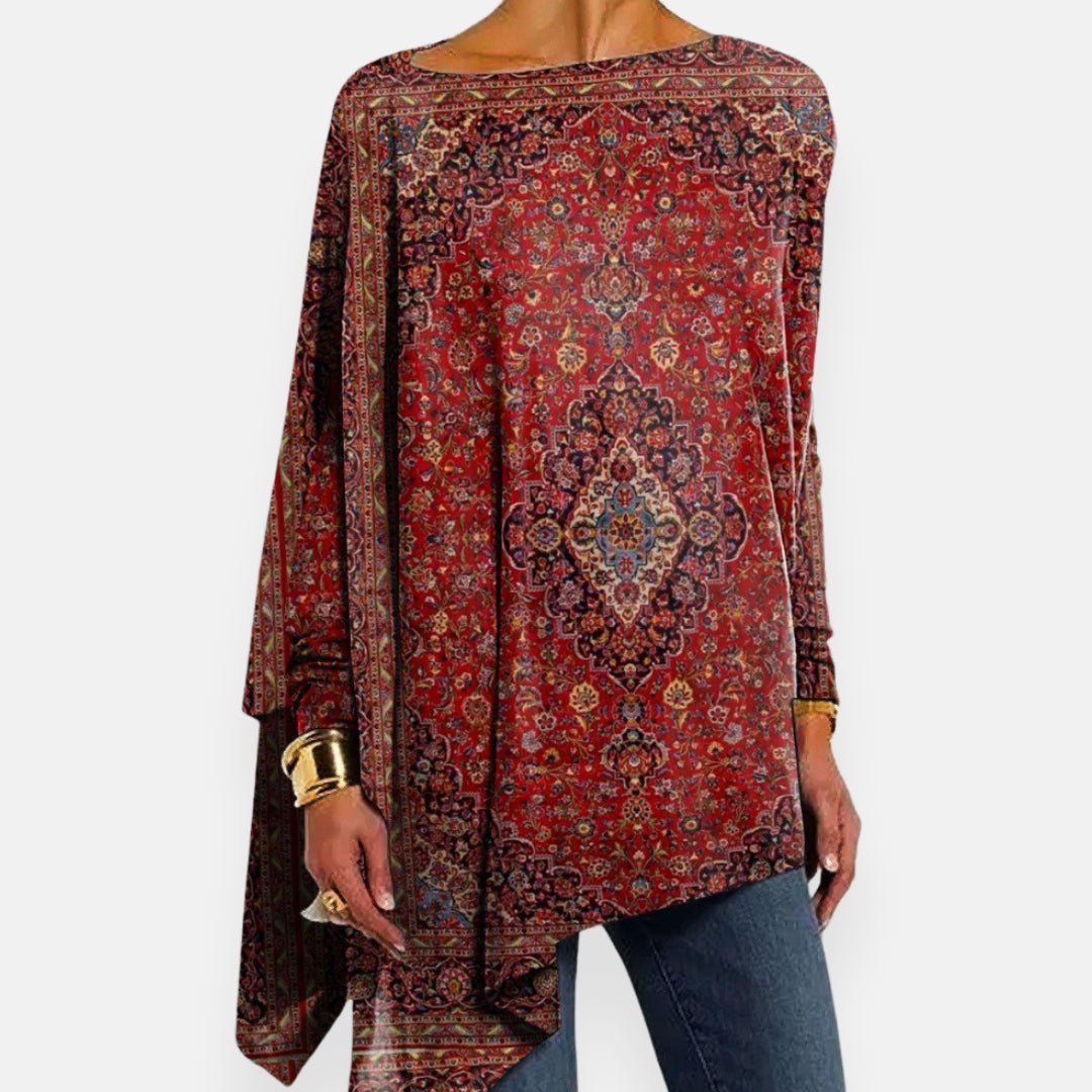 Amelia – Tunica boho-chic elegante