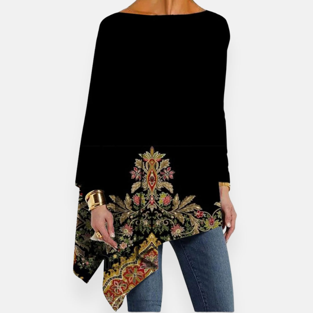 Amelia – Tunica boho-chic elegante