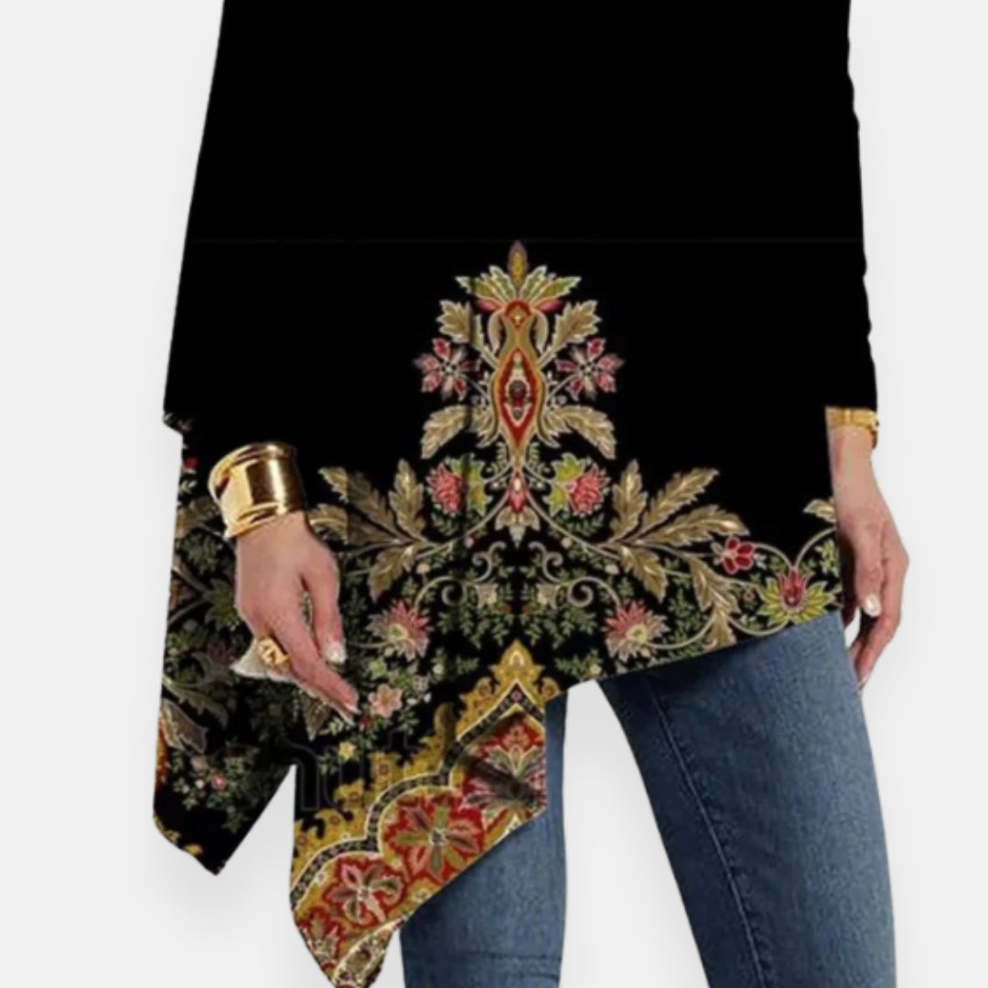 Amelia – Tunica boho-chic elegante