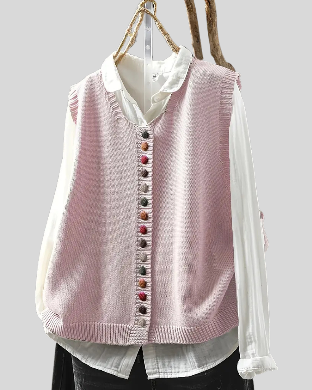 Birgitta – Gilet senza maniche in maglia