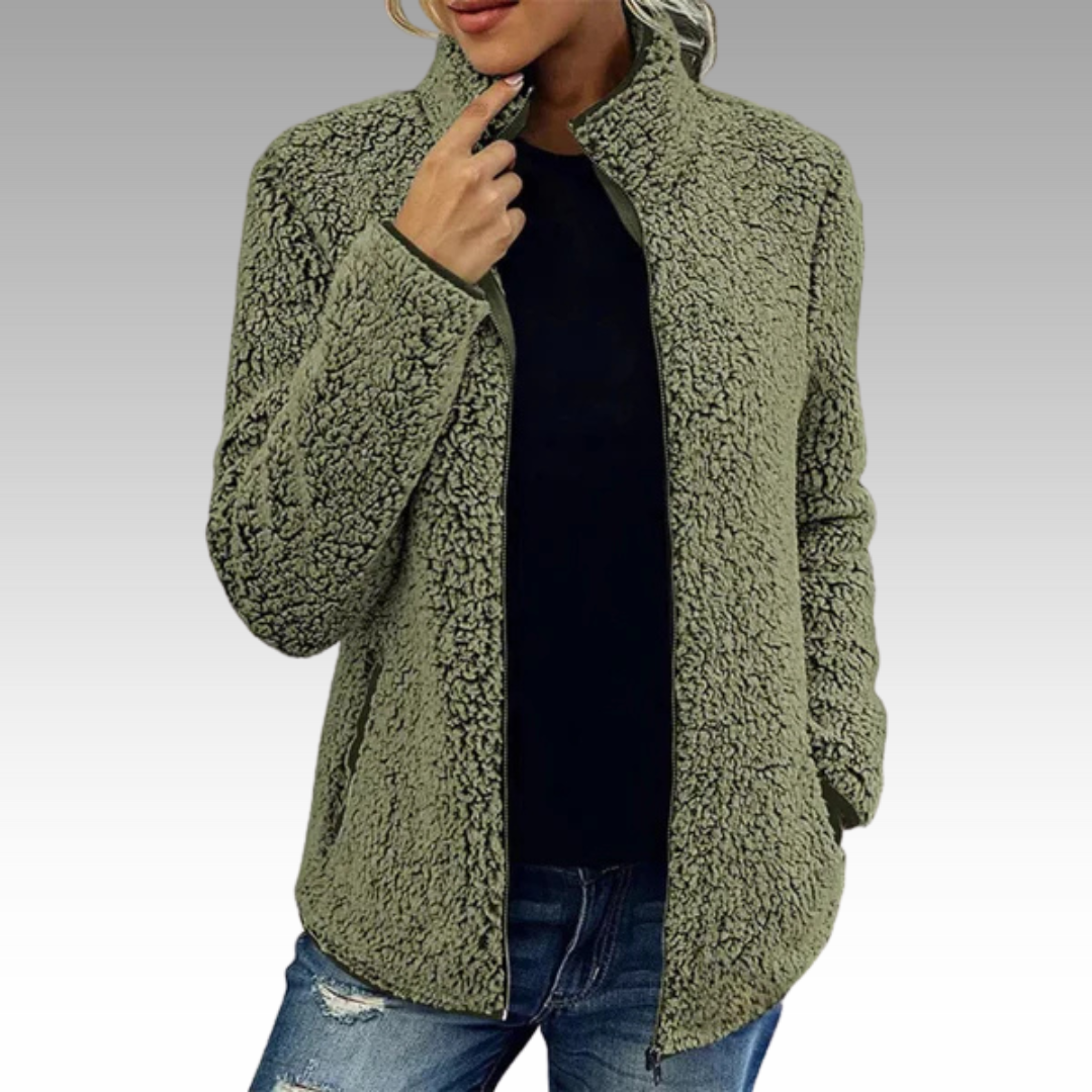 Silviera – Giacca donna in pile casual elegante