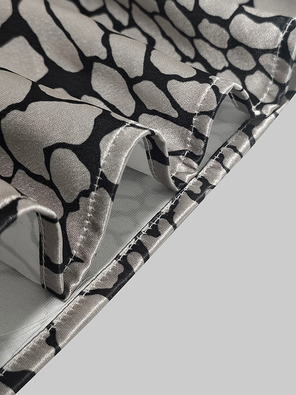 Gaia – Blusa Larga con Bottoni a Maniche Lunghe