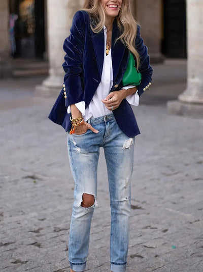 Isla - Blazer elegante in velluto