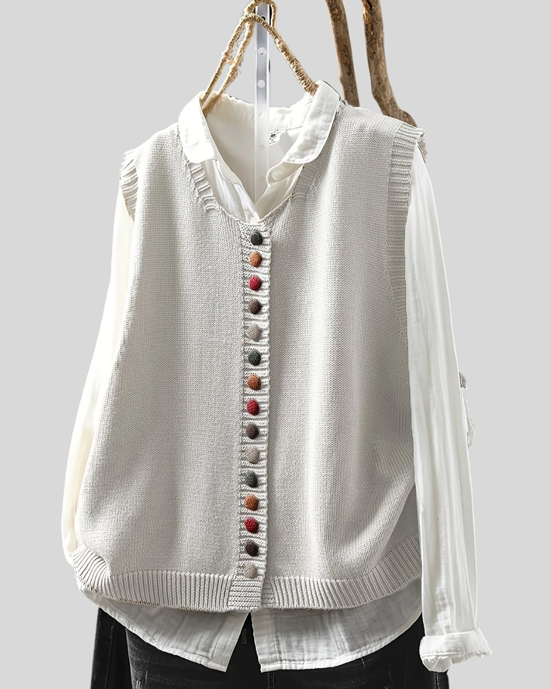 Birgitta – Gilet senza maniche in maglia