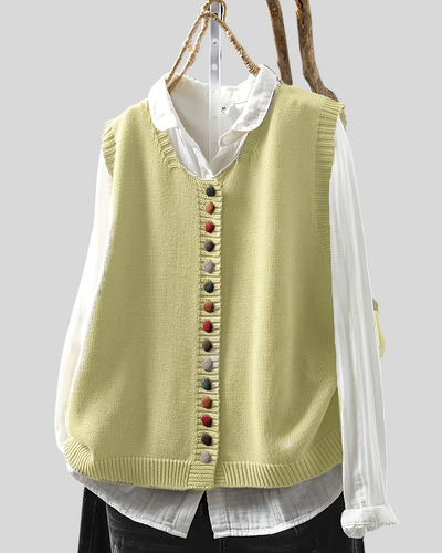 Birgitta – Gilet senza maniche in maglia