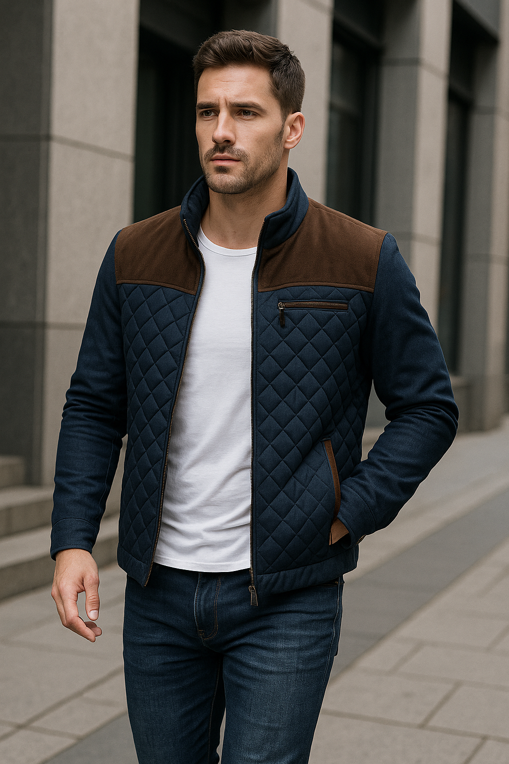 Dario – Giacca casual dallo stile urbano raffinato