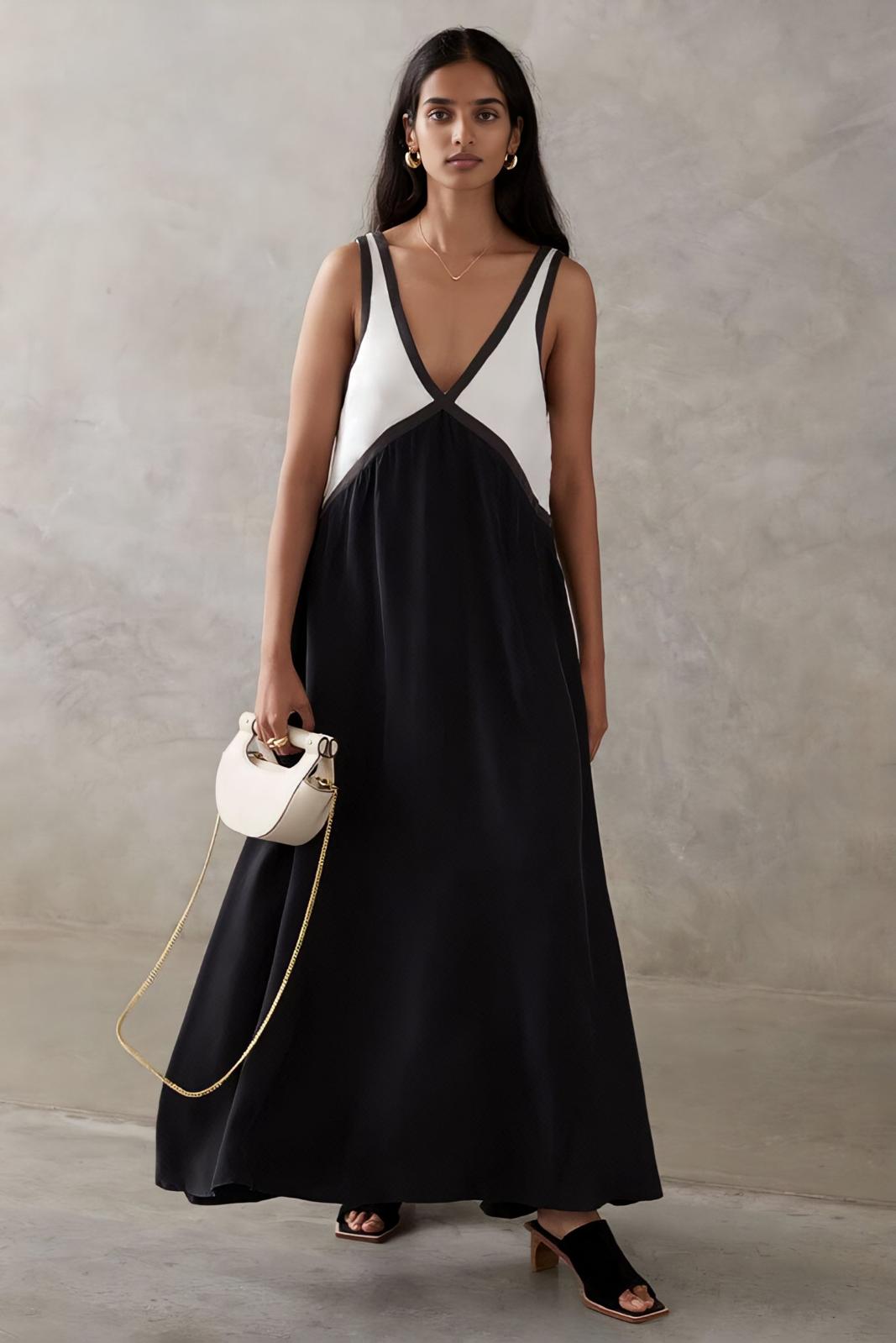 Elena – Abito Midi Senza Maniche