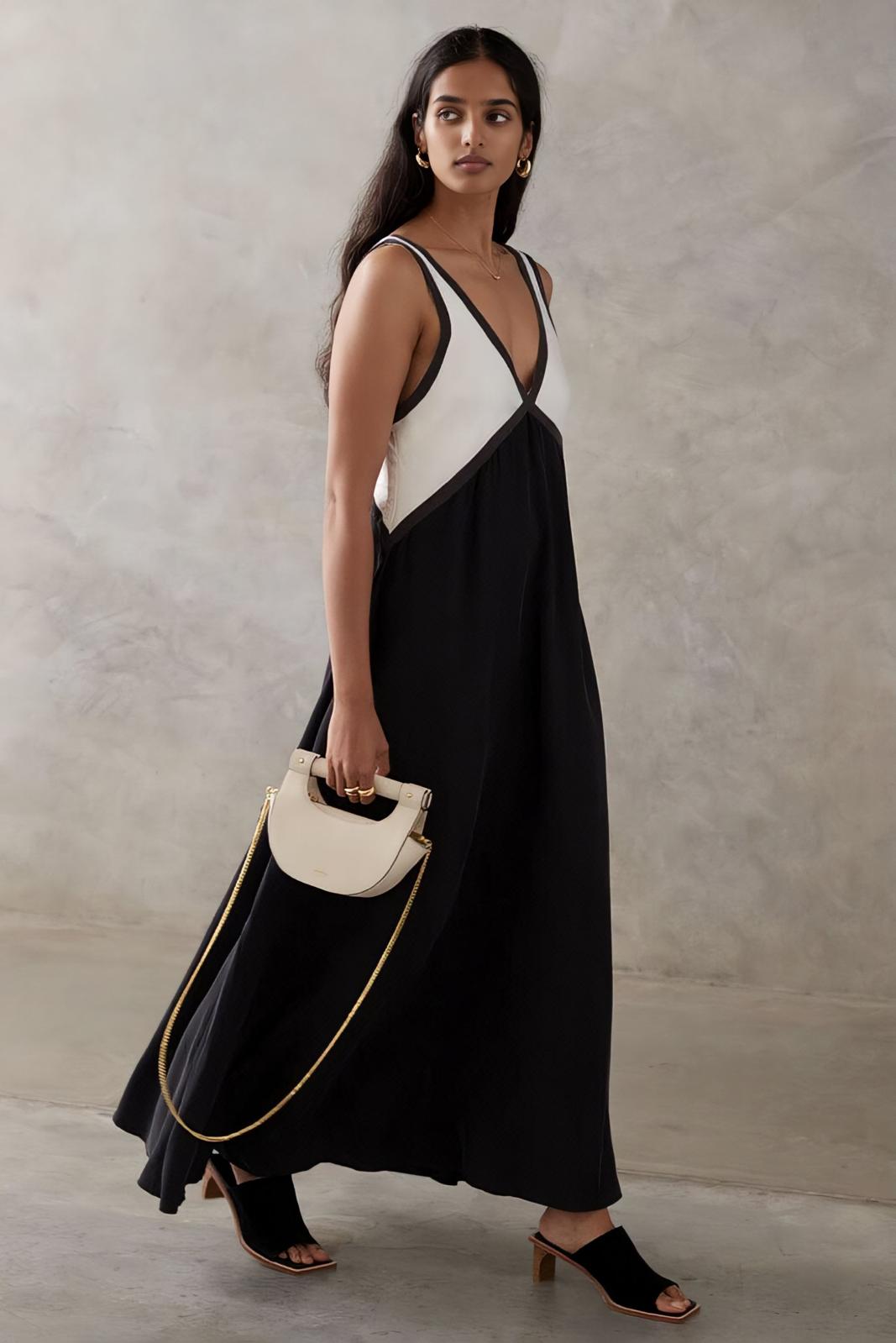 Elena – Abito Midi Senza Maniche