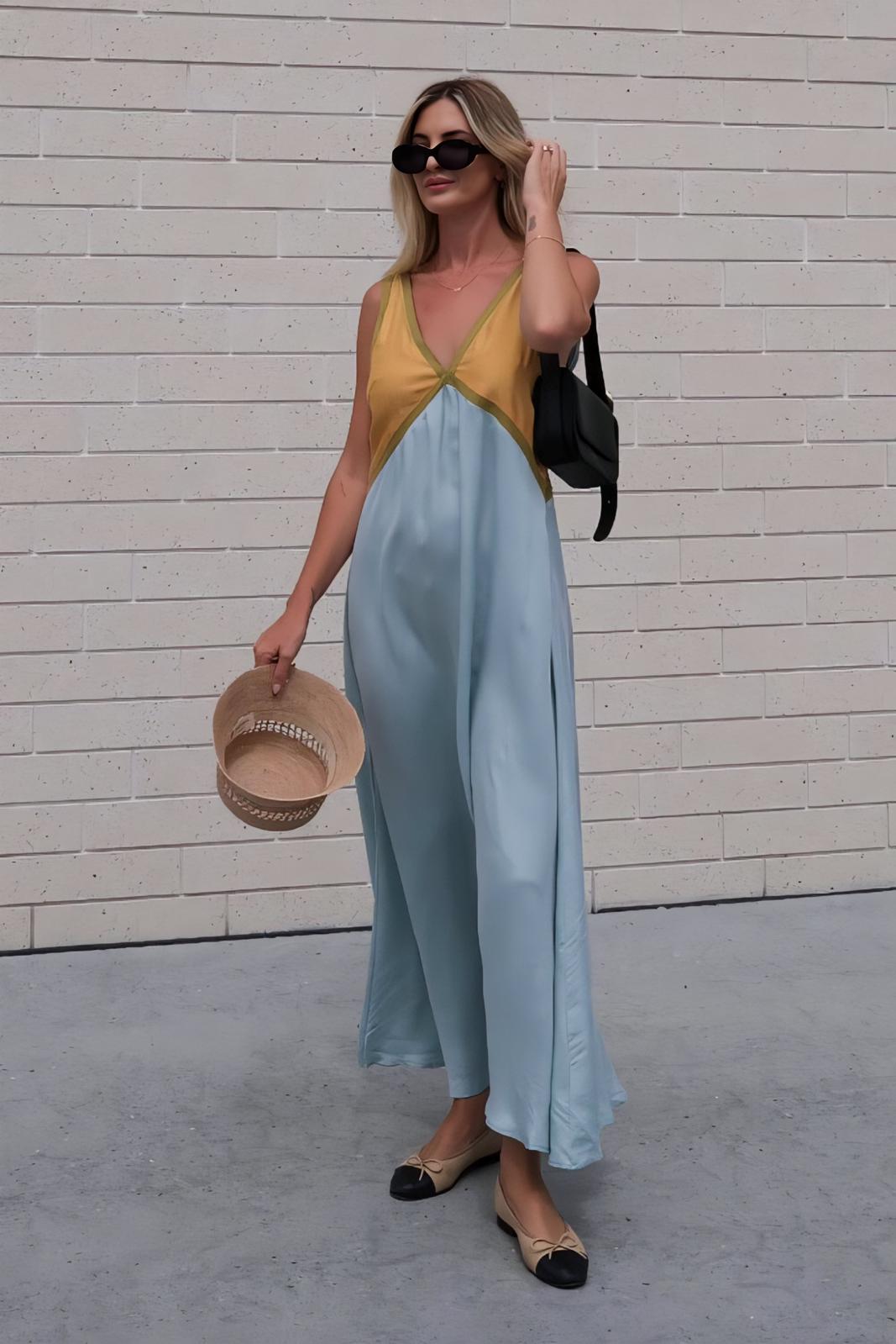 Elena – Abito Midi Senza Maniche