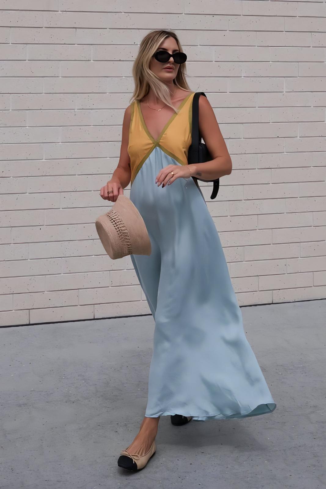 Elena – Abito Midi Senza Maniche