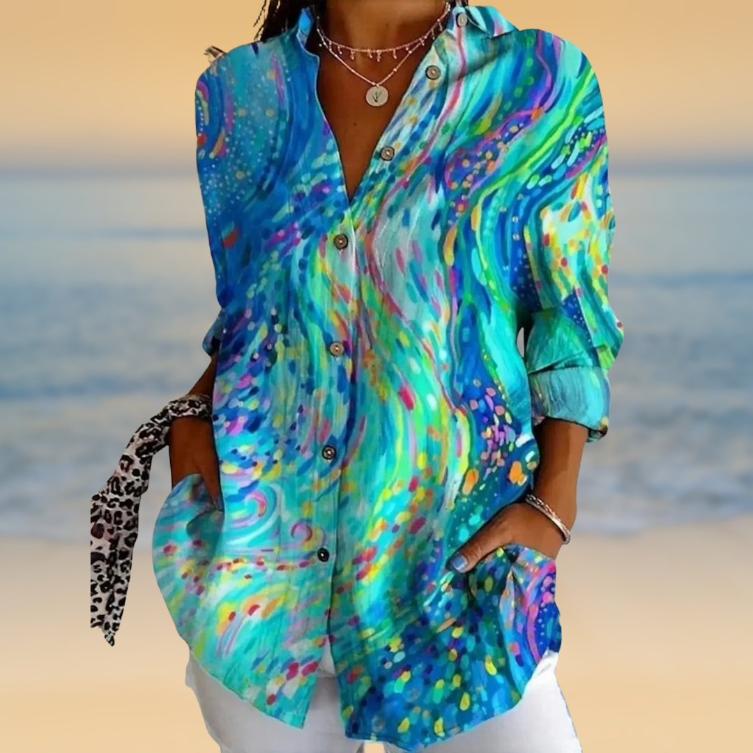 Martina – Blusa in lino dallo stile coastal 19