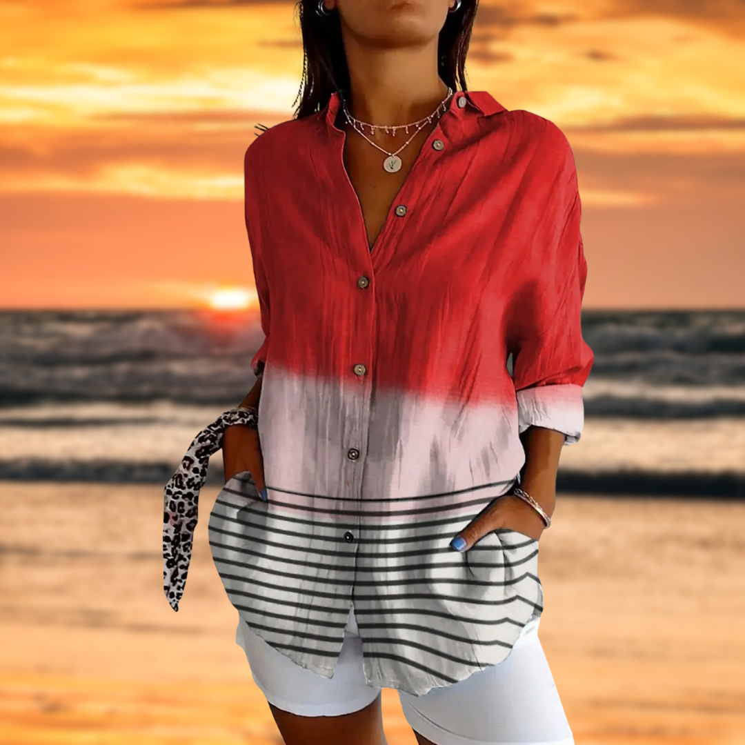 Martina – Blusa in lino dallo stile coastal 13