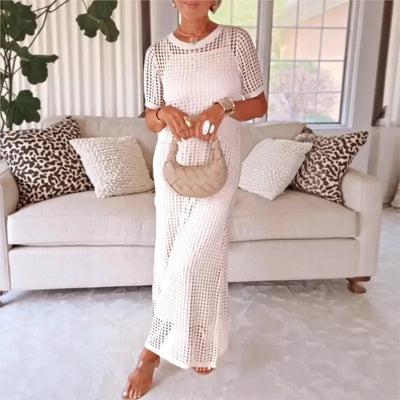 Rivera - Set in Pizzo Crochet con Abito Sottoveste