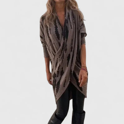 Aurora - Abito con scollo a V e bottoni