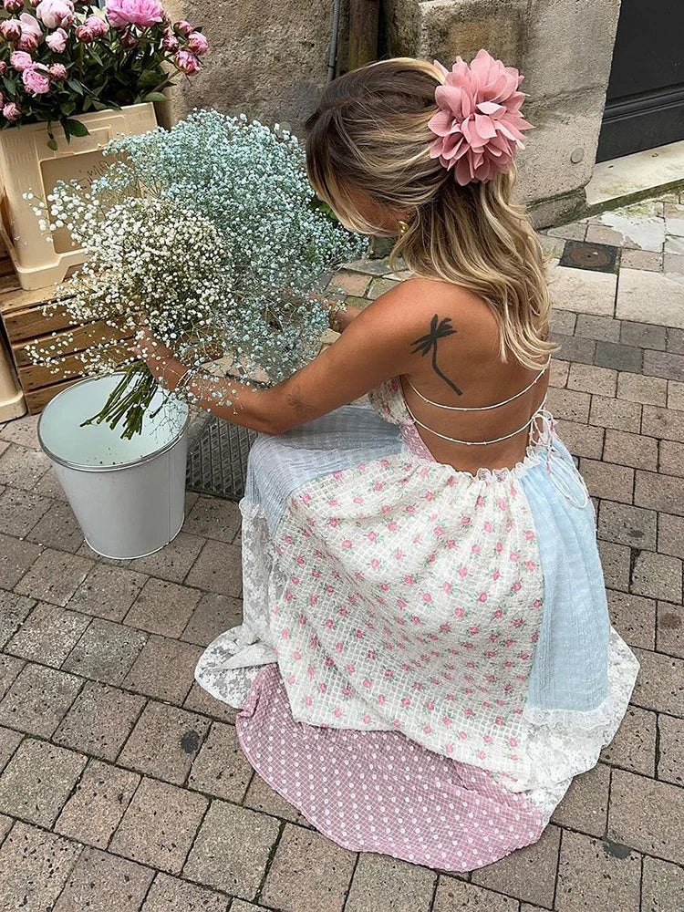 Viviana™ | Abito Patchwork con Spalline