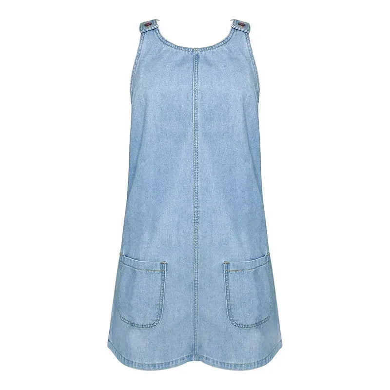Sofia - Abito Estivo in Denim Pratico e Leggero