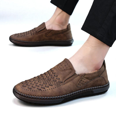 Ciro - Mocassini slip-on intrecciati