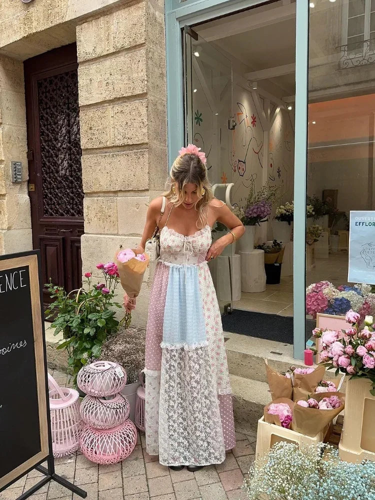 Viviana™ | Abito Patchwork con Spalline