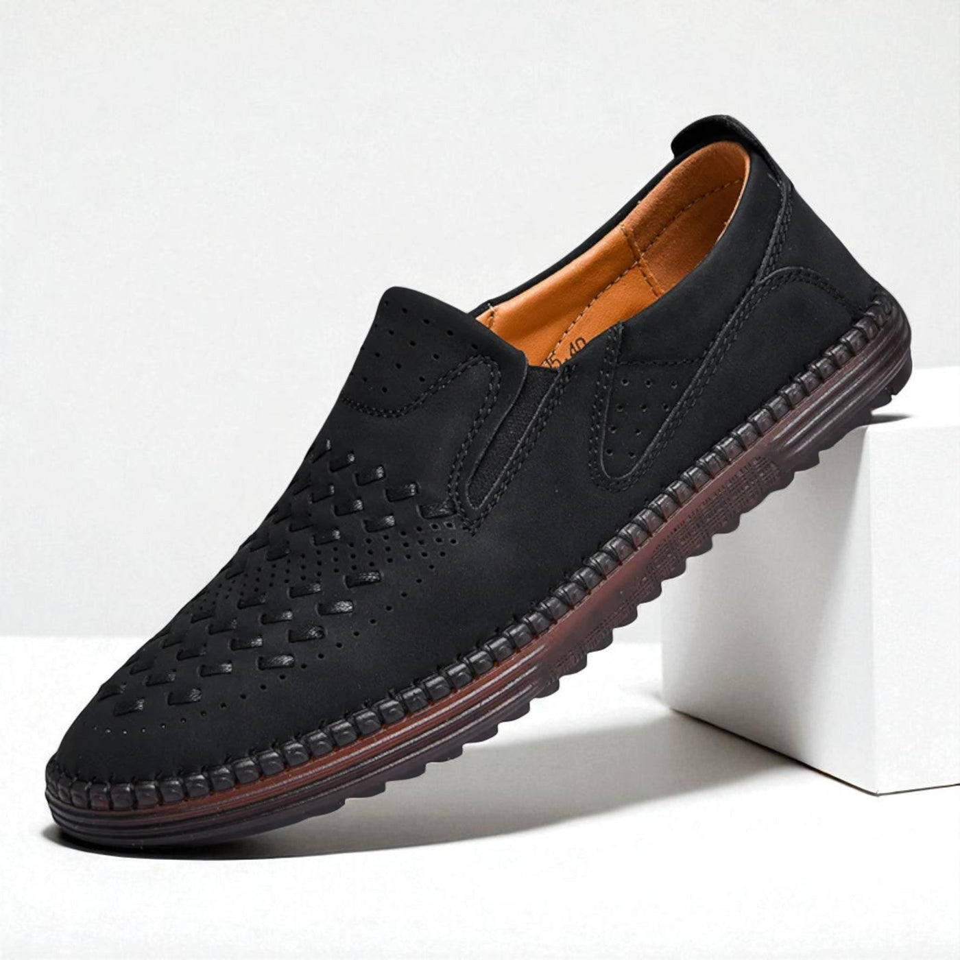 Ciro - Mocassini slip-on intrecciati