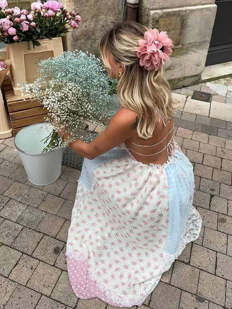 Viviana™ | Abito Patchwork con Spalline