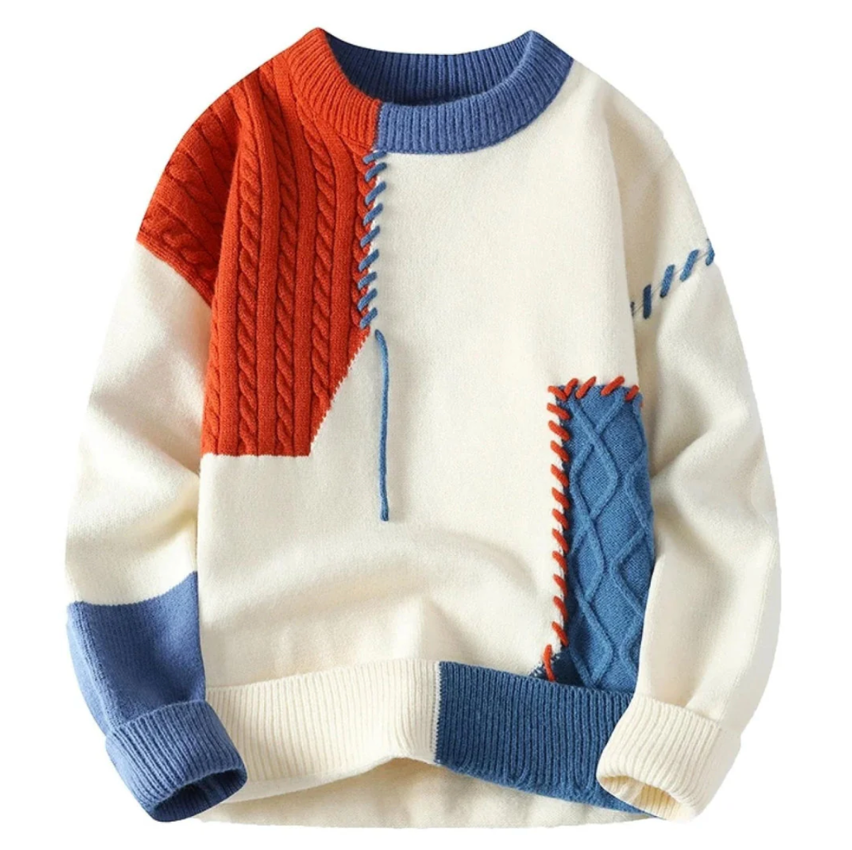 Giorgio - Pullover Casual Patchwork
