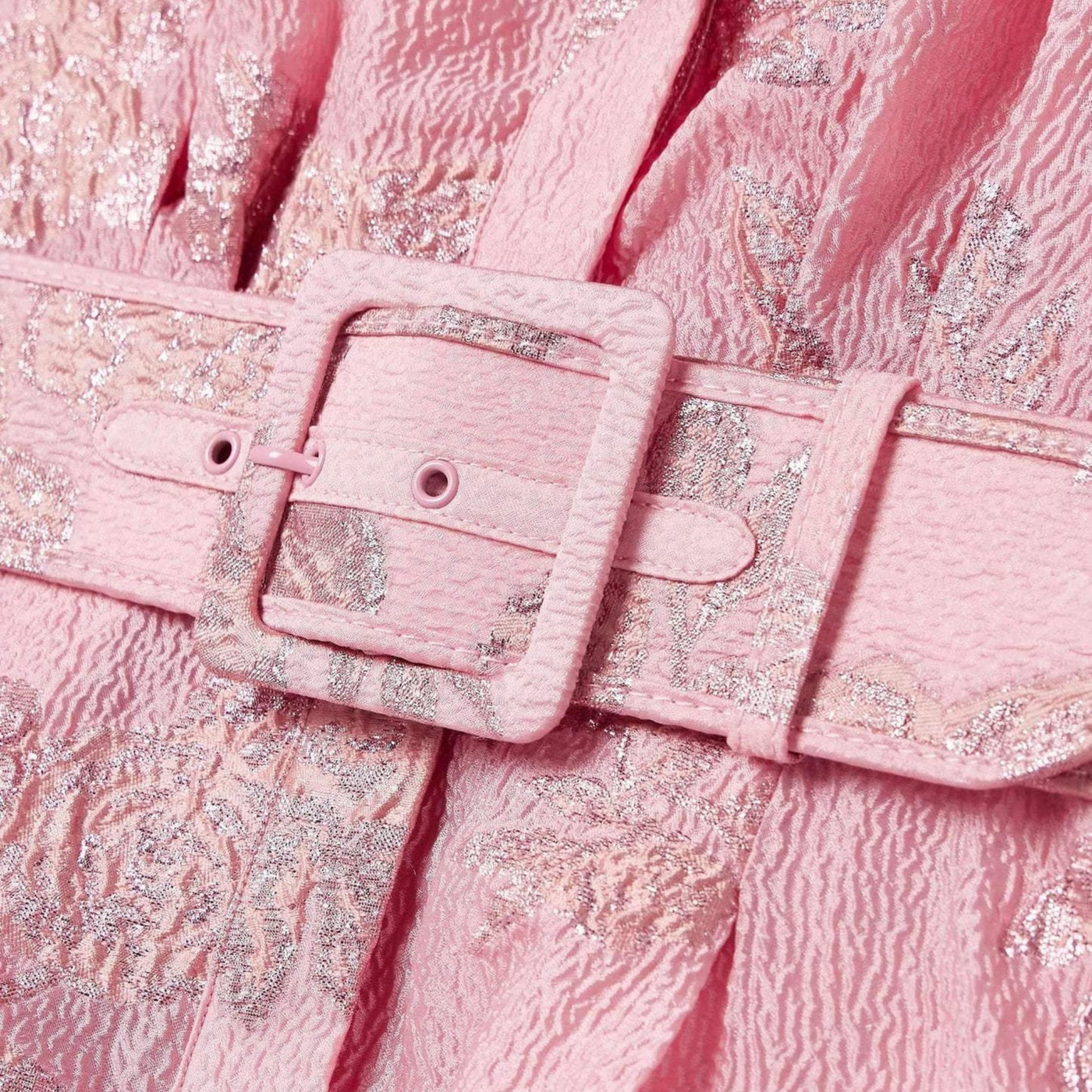 Fabiola - Vestito Rosa con Maniche a Palloncino